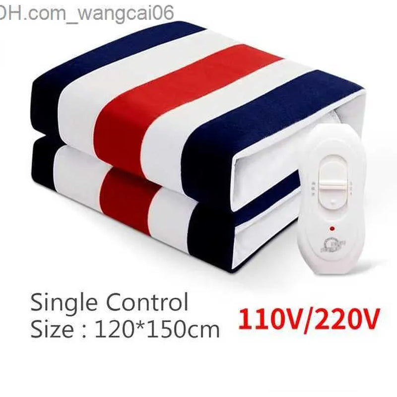 Space Heaters 220V 110V Plug Electric Heating Blanket Automatic Thermostat Double Body Warmer Bed Mattress Electric Heated Carpets Mat Heater T231216